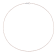 1.3MM White Beaded Chain Necklace in Rose Plated Sterling Silver