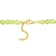 4 3/4 CT TGW Peridot Beaded Bracelet in Yellow Plated Sterling Silver