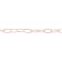 6.5MM Twisted Rolo Chain Bracelet in 18K Rose Gold Over Sterling Silver