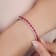 11-1/4 CT TGW Oval-Cut Created Ruby Bangle in Sterling Silver