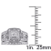 1/4 CT TW Princess Cut Diamond Quad Filigree Bridal Set in Sterling Silver