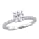 1 1/6 CT TW Lab-Grown Diamond Engagement Ring in 14K White Gold