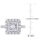 4 1/3 CT TW Lab-Grown Diamond Engagement Ring in 14K White Gold