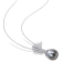 9.5-10MM Black Tahitian Cultured Pearl and Diamond Accent Pendant with
Chain in Sterling Silver
