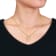 3.5-5MM Freshwater Cultured Pearl and Diamond Accent Heart Pendant in
Yellow Plated Sterling Silver