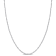 Singapore Chain Necklace in Platinum, 22 in