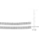 5 7/8ctw Lab-Grown Diamond Double Layer Tennis Necklace in 14K White Gold