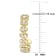 1/5 CT TW Diamond Semi-Hoop Heart Earrings in 10k Yellow Gold