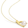 9-9.5MM Freshwater Cultured Pearl Pendant with Chain in 18K Yellow Gold
Plated Sterling Silver