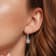 4/5 CT DEW Created Moissanite leverback Dangle Earrings in Sterling Silver