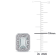 1-1/10ctw Aquamarine and 1/10 CT TW Diamond Halo Stud Earrings in
Sterling Silver
