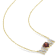 4/5 CT TGW Garnet and 1/10 CT TW Diamond "MOM" Pendant with
Chain in Yellow Plated Sterling Silver