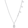 1/5 CT TW Diamond Dangle Necklace in 14K White Gold