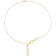 8-9.5 MM Freshwater Cultured Pearl Infinity Lariat Necklace in 18K
Yellow Gold Over Sterling Silver