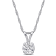 1.0ctw Lab-Grown Diamond Solitaire Pendant with Chain in 14K White Gold
(IGI Certified)