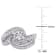 1/5 CT TW Diamond Vintage Bridal Set in Sterling Silver