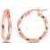 19mm Twisted Hoop Earrings in 10k Rose Gold