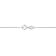 Cable Chain Necklace in Platinum, 16 in