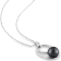 9.5-10MM Black Tahitian Cultured Pearl Geometric Pendant with Chain in
Sterling Silver