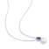 8.5-9MM Freshwater Cultured Pearl and 5/8 CT TGW Created Blue Sapphire
Pendant in Sterling Silver