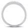 0.06 CT TW Diamond Wedding Band in Sterling Silver