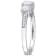 1 CT TW Diamond 3-Stone Engagement Ring in Platinum