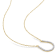 1/6ctw Diamond Horseshoe Pendant Necklace in 18K Yellow Gold Over
Sterling Silver
