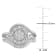 1/4 CT TW Diamond Vintage Bridal Set in Sterling Silver