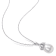 8.5-9MM Freshwater Cultured Pearl and Diamond Accent Drop Pendant with
Chain in Sterling Silver