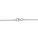10 CT TGW Cubic Zirconia Station Necklace in Sterling Silver