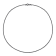 Oval Ball Chain Necklace in Black Rhodium Plated Sterling Silver