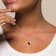 1 3/8 CT TGW Black Spinel and White Topaz Swan Pendant Necklace in
Sterling Silver