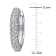 1/2 CT TW Diamond Hoop Earrings in Sterling Silver