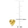 3 1/4 CT TGW Heart Shape Citrine Stud Earrings in Sterling Silver