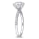 2 1/6 CT TW Lab-Grown Diamond Engagement Ring in 14K White Gold