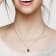1 1/3 CT TGW Created Blue Sapphire Solitaire Square Pendant with Chain
in Sterling Silver