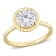 1 4/5 CT DEW Lab Created Moissanite Engagement Ring in 10K Yellow Gold