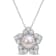 8-9MM Freshwater Cultured Pearl and 1 1/3 CT TGW Created Sapphire
Pendant in Sterling Silver