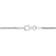 2MM Figaro Chain Necklace in Sterling Silver