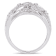 1/4 CT TW Diamond Entwined Ring in Sterling Silver