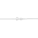 1 1/3 CT TGW  Created Blue and White Sapphire Necklace in Sterling
Silver with Black Rhodium Plated