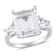 8 7/8 CTW White Topaz 3-Stone Ring in Sterling Silver