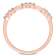 1/10ctw Diamond Promise Ring in 18K Rose Gold Over Sterling Silver