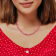 17 CT TGW Pink Tourmaline Beaded Necklace with Rose Plated Sterling
Silver Clasp