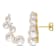 4-7MM Freshater Cultured Pearl and 1/4 CT TGW Topaz Earrings in Yellow
Plated Sterling Silver