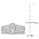 1/3 CT TW Diamond Oval Bridal Ring Set in Sterling Silver