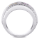 3 7/8 CT TGW Multi-Color Created Sapphire Eternity Ring in Sterling Silver