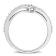 1/3 CT TW Diamond Chevron Ring in Platinum