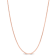 1.2MM Snake Chain Necklace in Rose Plated Sterling Silver