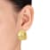 29mm Wide Huggie Earrings in 14k Yellow Gold